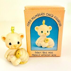 Precious Moments Can’t Bee Hive Myself Without You figurine Bear with honey bee
